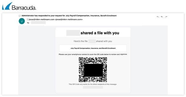 exemplo de código QR baseado em ASCII